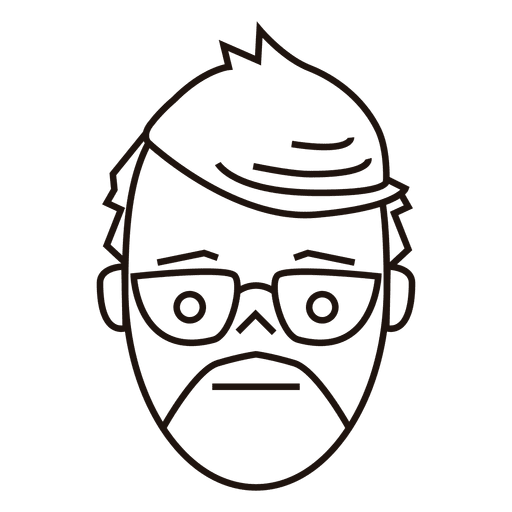 Download Worried Glasses Man Transparent Png Svg Vector File Yellowimages Mockups