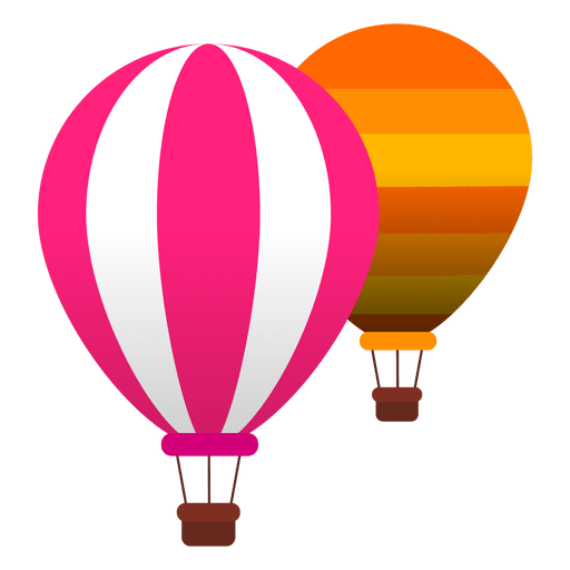 Luftballons Hei?luftflug PNG-Design
