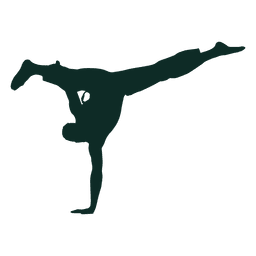Parada de mano de capoeira brasil Diseño PNG