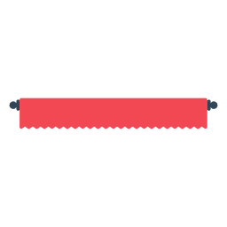 Band rote Zähne zusammenziehen PNG-Design