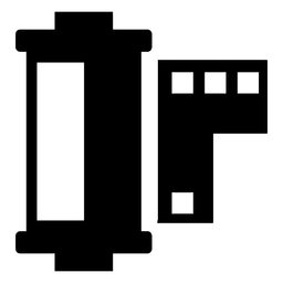 Negativo de tira de filme Desenho PNG