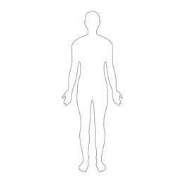Ilustración de hombre de cuerpo humano Diseño PNG