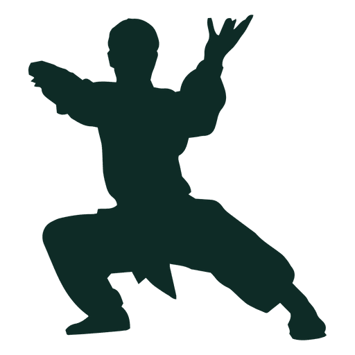 Kung-Fu-Haltung Shaolin PNG-Design