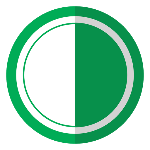 Lens cover green PNG Design