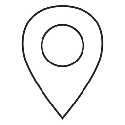 Ícone de toque de pino de localização Desenho PNG