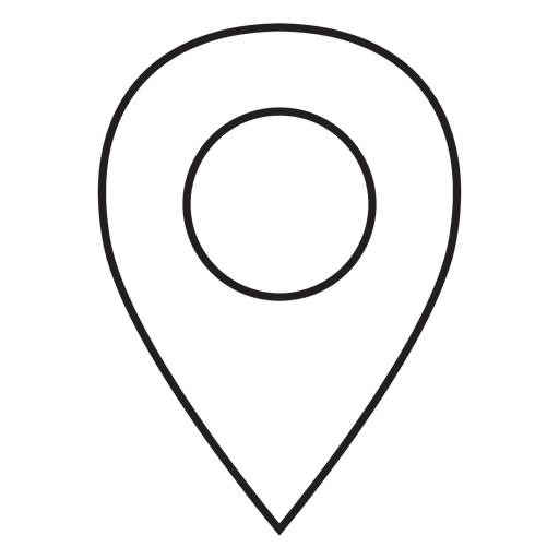 Location pin stroke icon PNG Design