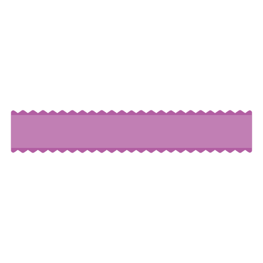 Ribbed ribbon purple label PNG Design