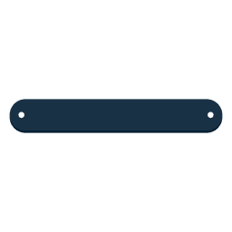 Ribbon navy blue sticking plaster PNG Design
