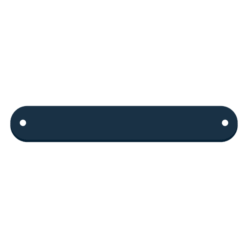 Ribbon navy blue sticking plaster PNG Design