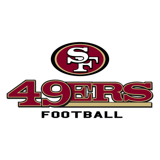 San francisco 49ers fútbol americano Diseño PNG