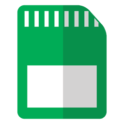 Secure digital sd card memory PNG Design