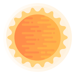 Estrella del calor del sol