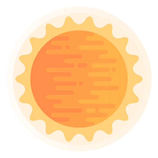 Sonnenwärme PNG-Design