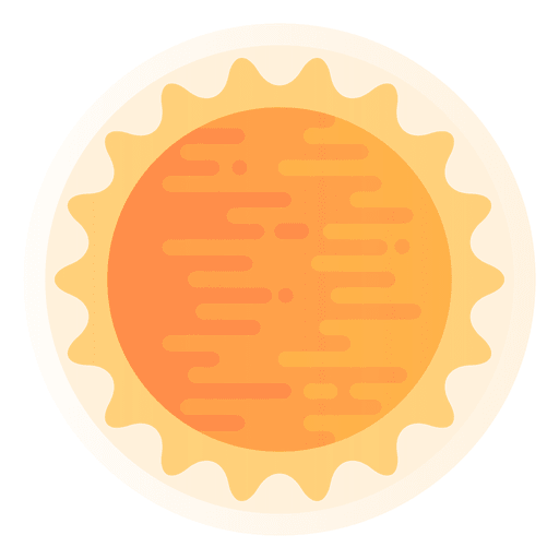Sun heat star PNG Design