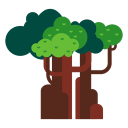 Trees woods nature PNG Design
