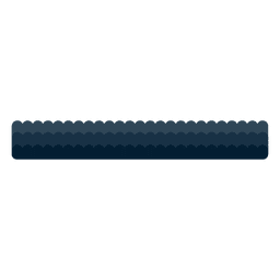Cinta ondulada etiqueta azul marino Diseño PNG