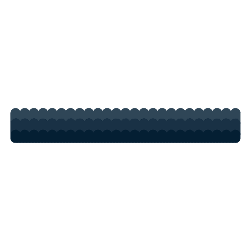 Etiqueta de fita ondulada azul marinho Desenho PNG