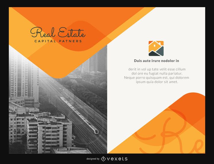 Real Estate template orange Real Estate template orange