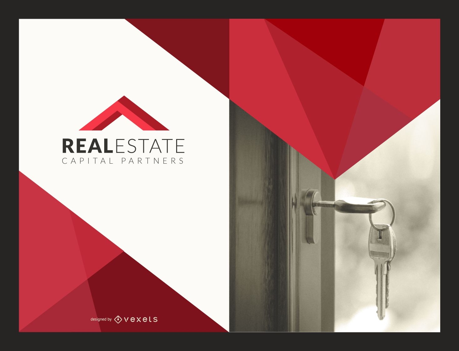 Flat Real Estate flyer template