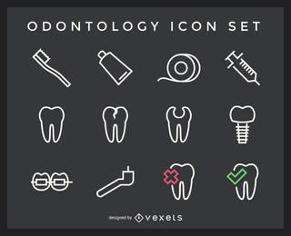 Odontologie Strichikonen Pack