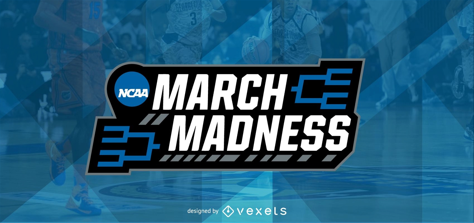 March Madness Article Header Vector Download