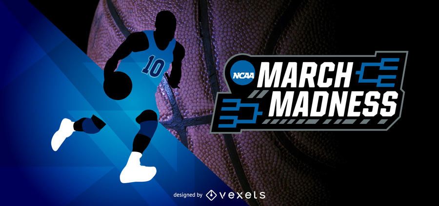 Cabeçalho do jogo de basquete March Madness Cabeçalho do jogo de basquete March Madness