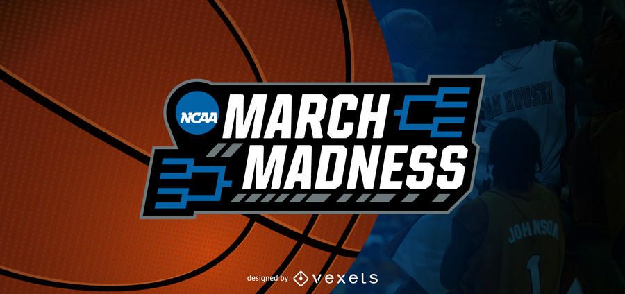 March Madness Basketball Blog Header - Vector Download