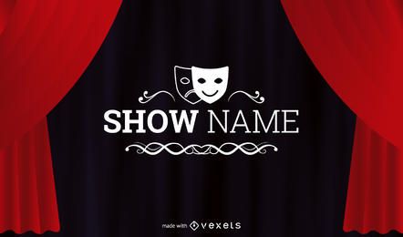 Theatre show flyer maker Theatre show flyer maker