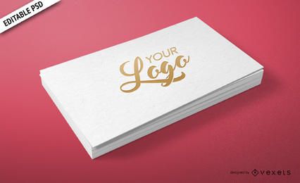 Tarjeta de visita personal PSD mockup Tarjeta de visita personal PSD mockup