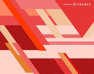 Diseño de fondo abstracto rojo y naranja