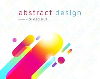 Colorful futuristic background design