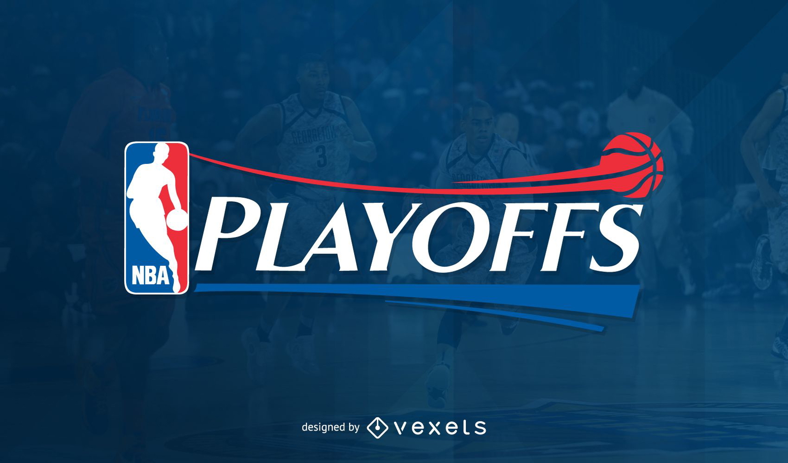 Imagem do cabeçalho dos playoffs da NBA