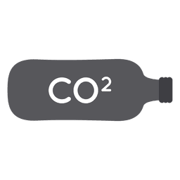 Co2 bottle tank PNG Design