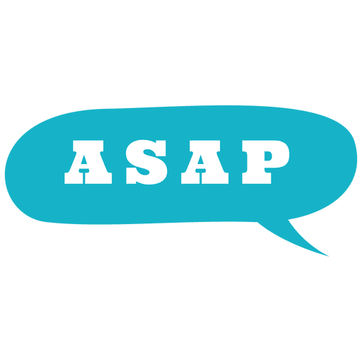 Cartoon asap speech bubble PNG Design