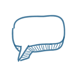 Karikatur rechteckige Hand gezeichnete Blase PNG-Design