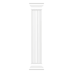 Coluna dórica grega Desenho PNG