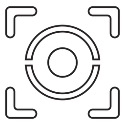 Ocular geométrico Diseño PNG