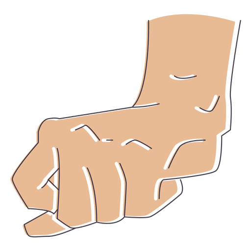 Fist hand fingers illustration