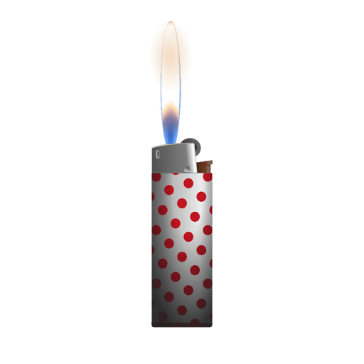 Flammenfeuerzeugfeuerrauch PNG-Design