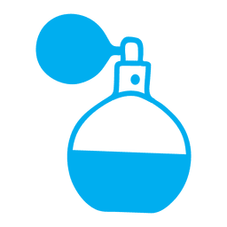 Flacher Parfümtopf PNG-Design