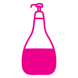 Flacher Shampootopf PNG-Design
