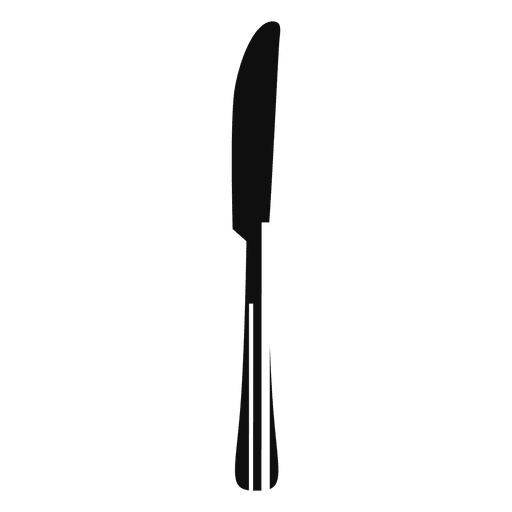 Food codebar knife PNG Design
