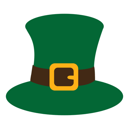 Sombrero verde de san patricio Diseño PNG