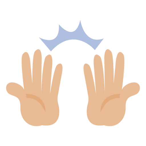Hand gesture praise PNG Design