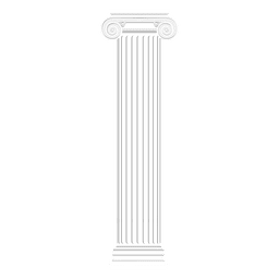 Kultige griechische Säule PNG-Design