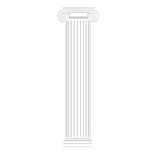 Iconic greek column