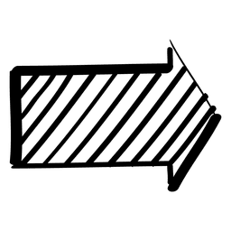 Infográfico verificado seta doodle Desenho PNG