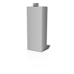 Milk packet gray PNG Design