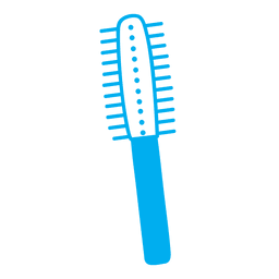 Mixed hair brush PNG Design