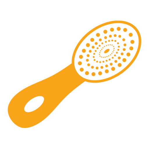 Cepillo de pelo de cerdas naturales Diseño PNG